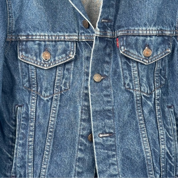 Levi's Blue Lightweight Trucker Jacket - Picture 6 of 6